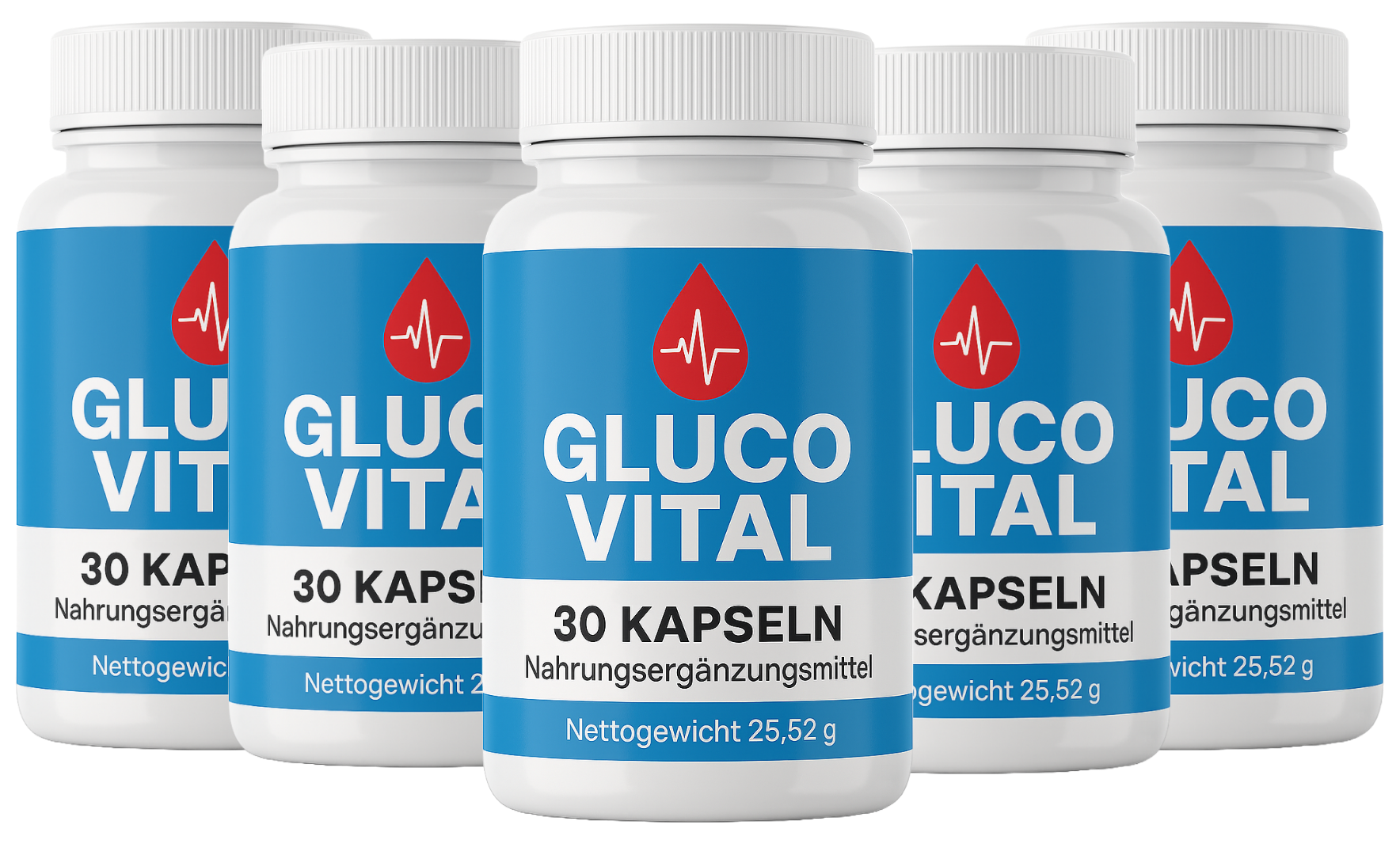 5 bottles of GlucoVital